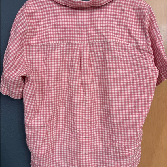 Levi's Pink Checkered Shirt sz large - Picture 3 of 3